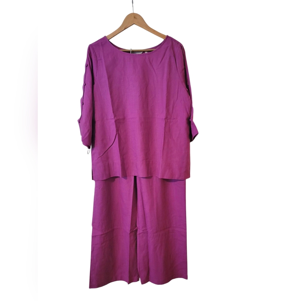 Soft Surroundings Magenta Two-Piece Outfit